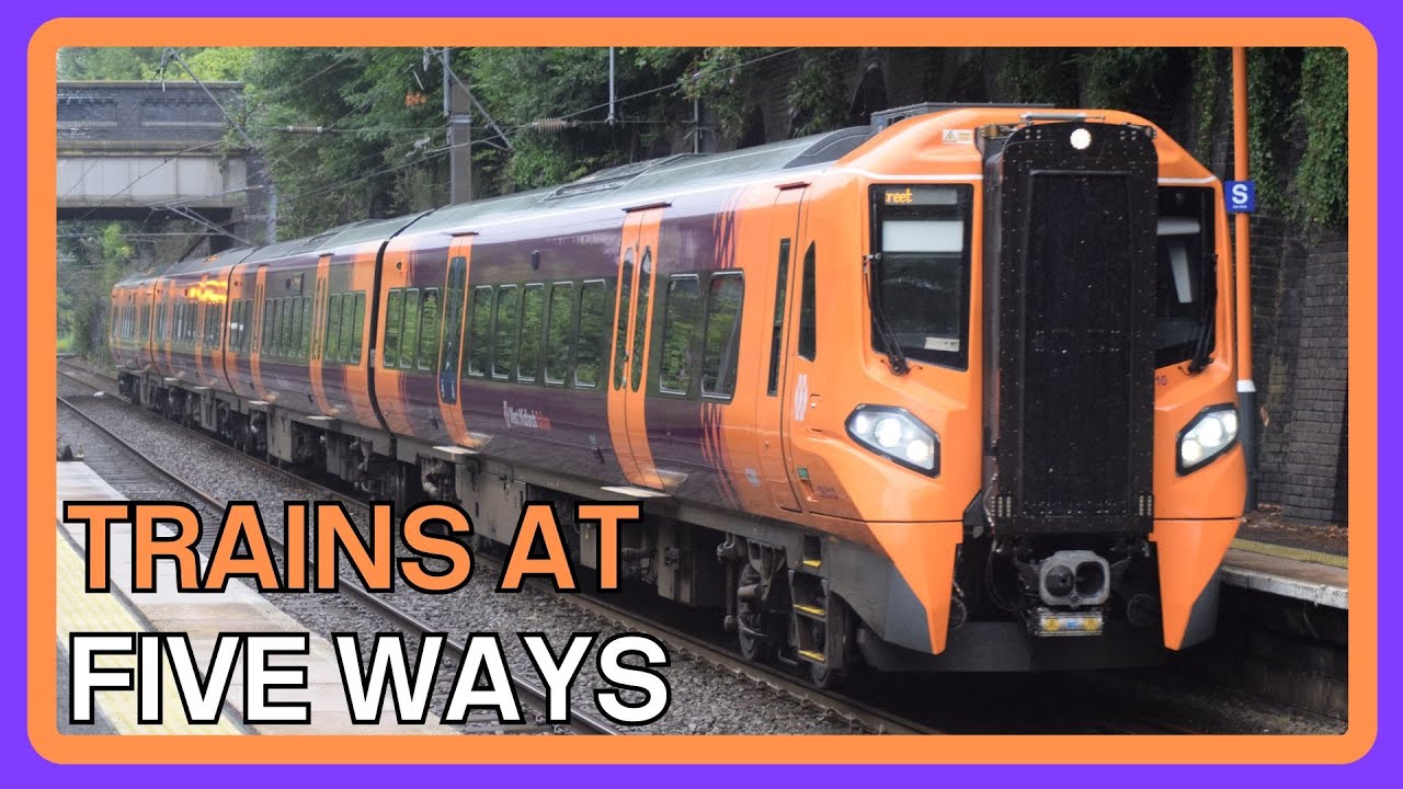 Trains at Five Ways | Busy Birmingham Commuter Station Action 🚆