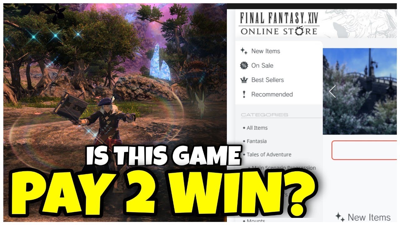 Is This Game Pay To Win? FFXIV Cash Shop Overview