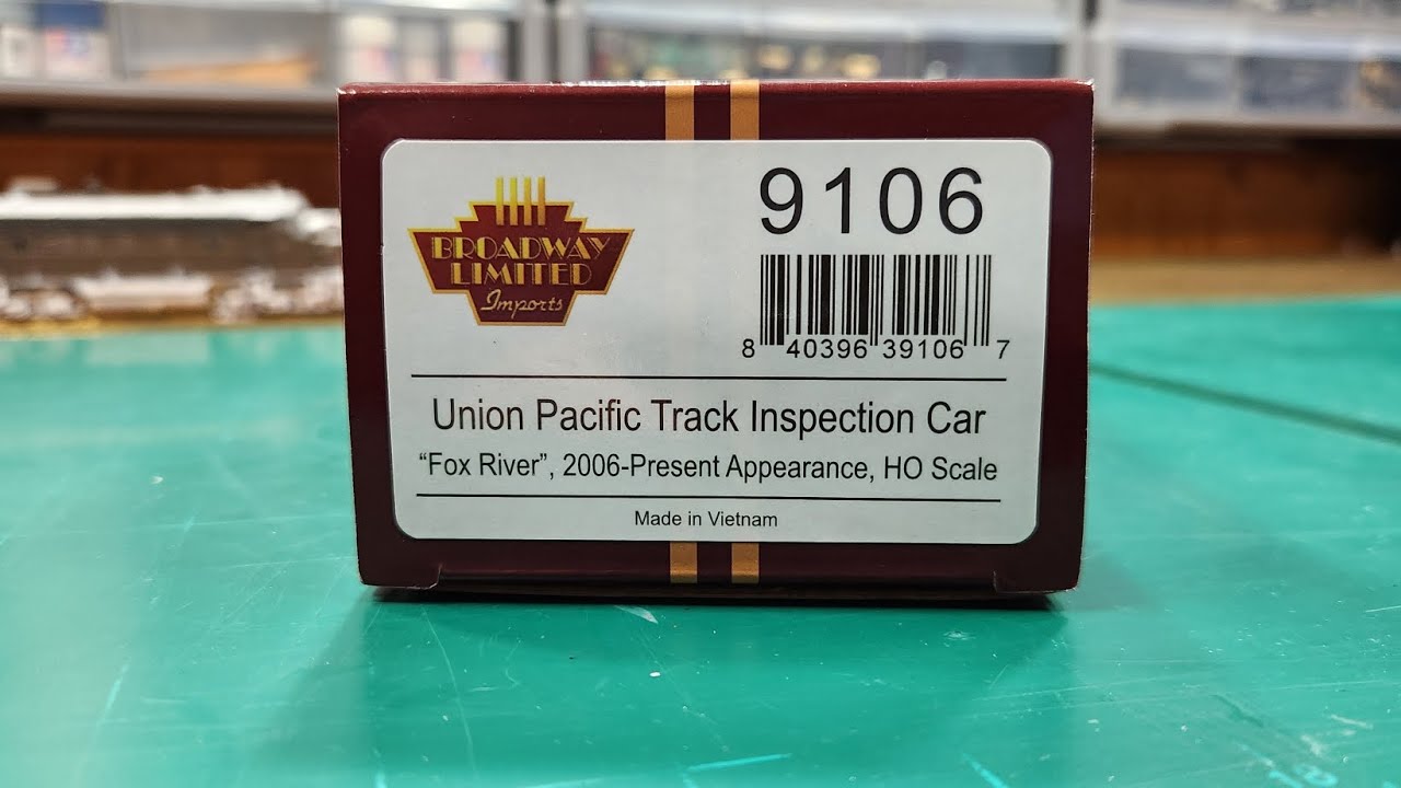 Broadway Limited Union Pacific Fox River Track Inspection car!