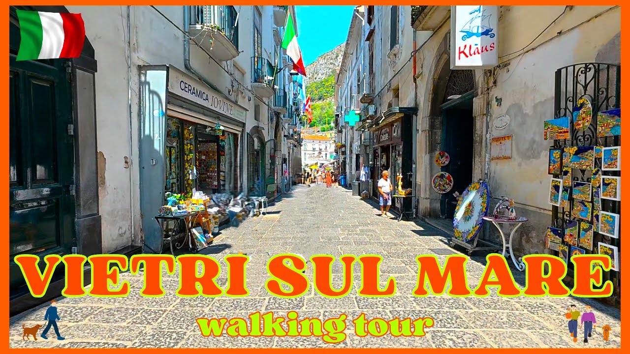 ✨️ Vietri sul Mare,  Italy  2025 ✨️ 🇮🇹  [ 4K  ]    Walking Tour    #italy   #walkingtours