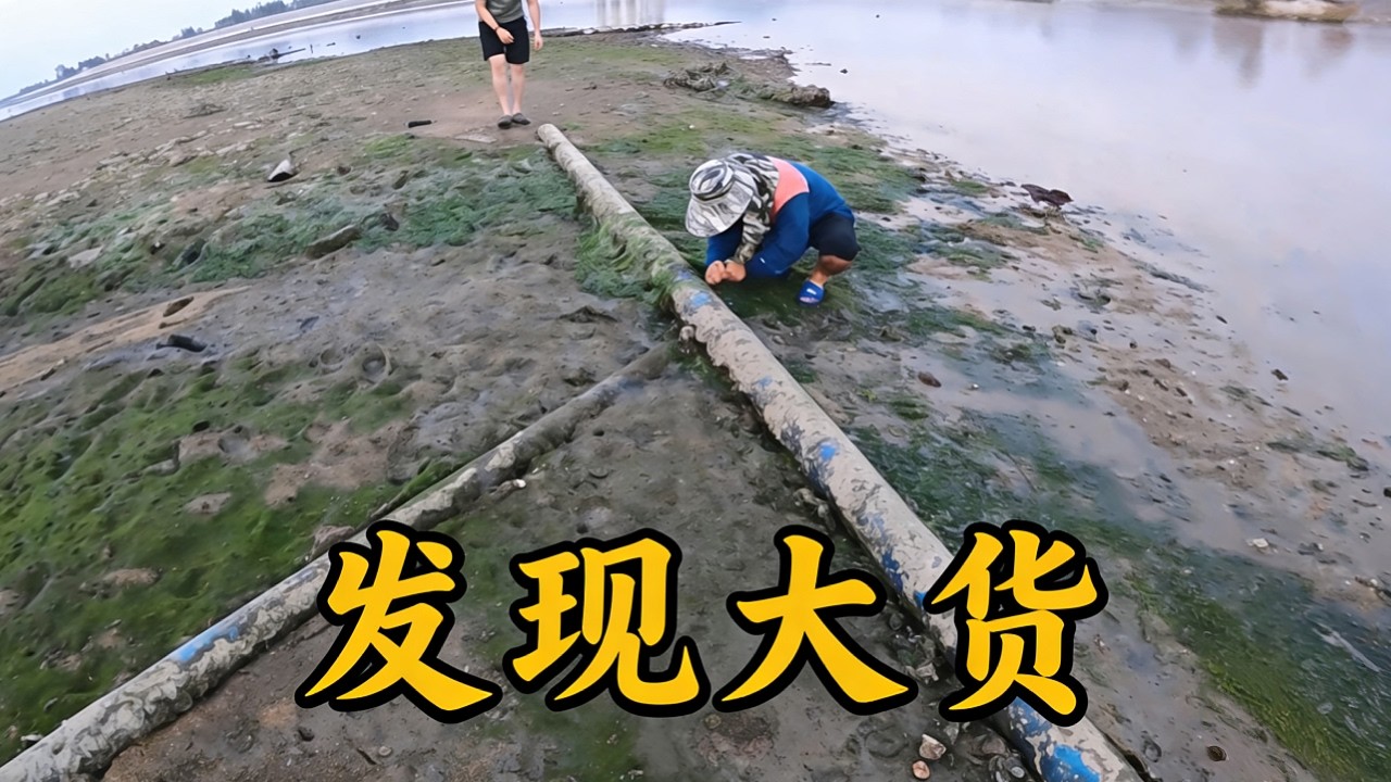老四海边挖废弃烂管，撬开后全是猛货，倒出来直接赚麻了