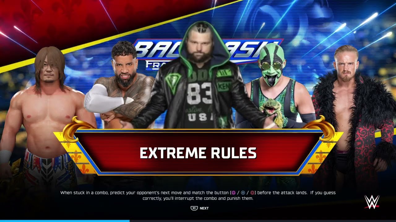 In This Very Ring on YouTube! 5-Man Extreme Rules match