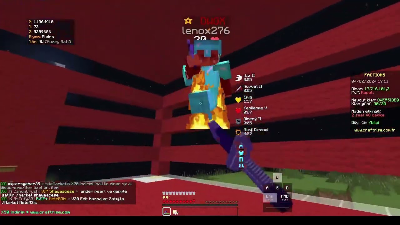 Lenox Arkının Dogluğu #craftrise #crfc  #factions  #minecraft