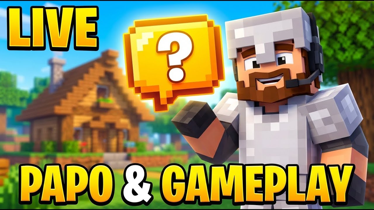 Conversando e Jogando Minecraft (Ciências e gameplay)
