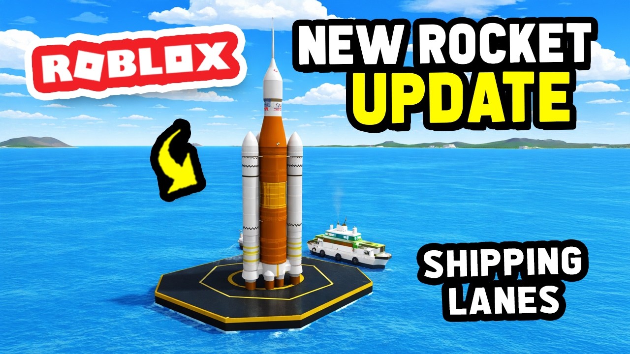 ОБНОВЛЕНИЕ РАКЕТЫ в Roblox Shipping Lanes