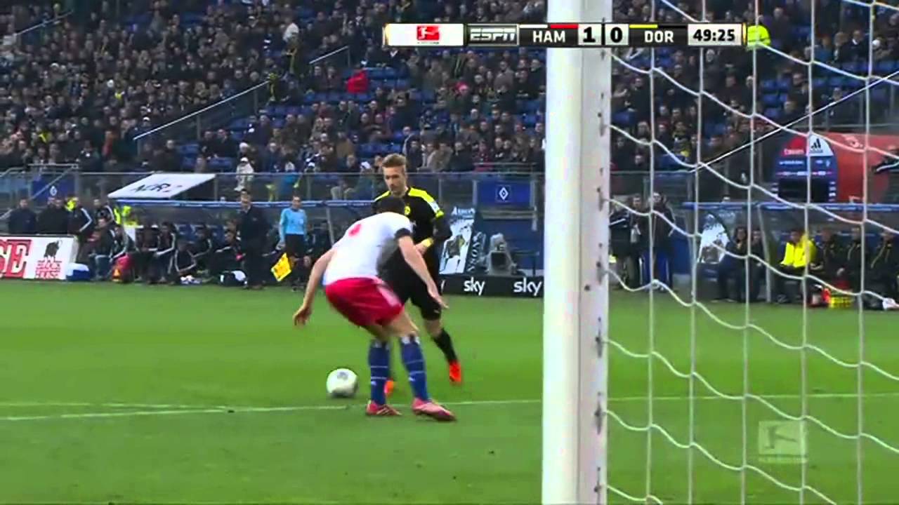 Hamburg 3-0 Dortmund Geniş &Ouml;zeti 22.02.2014 HD