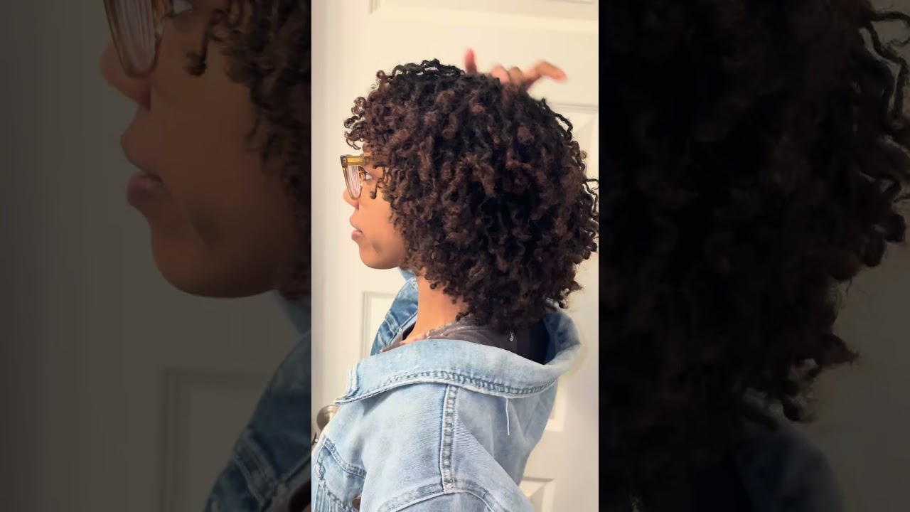 My first braid out with microlocs!! #microlocs #naturalhair #jesussaves