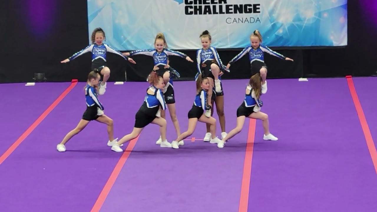 Champion Cheer Academy Cosmic Queens U8 1st Place Extreme Chill May 7th, 2022 Guelph Ontario