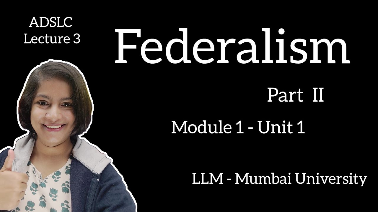 Centre - State Relations under the Indian Constitution: A.356 & 365 and Federal Comity | LL.M| ADSLC