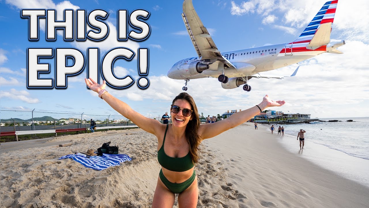 Saint Martin / Sint Maarten -  Airplane Beach, Nude Beaches, FOOD, Surfing and More!
