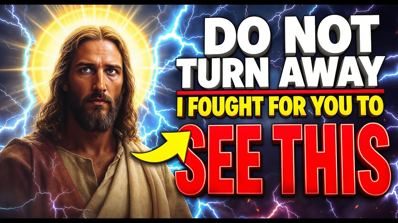 🔴GOD: DON'T TURN AWAY! I FOUGHT FOR YOU TO SEE THIS | God Message For You Today | Gods Message Now