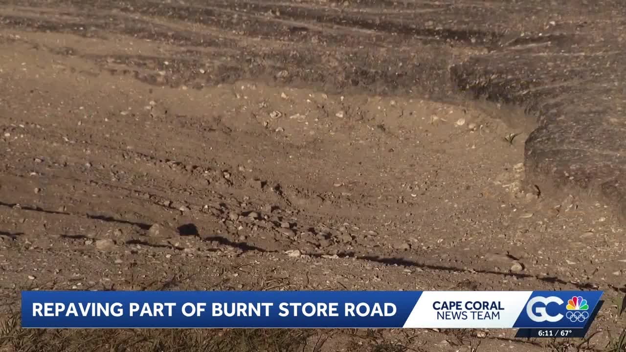 Lee County leaders vote to repave part of Burnt Store Road