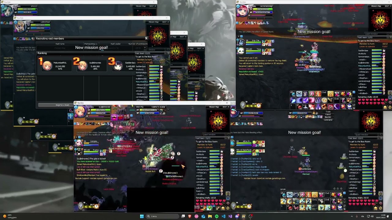 Nostale - duo valehir (old) world record (icu@dmovies POV)