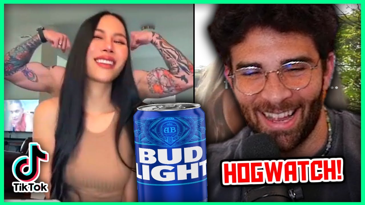 Свиньи TikTok плачут из-за Bud Light | Реакция Хасанаби HOGWATCH
