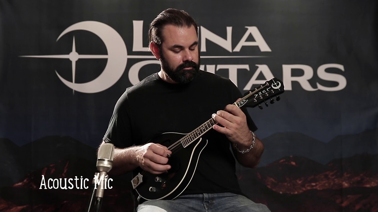 Luna Moonbird A-Style Mandolin with Piezo