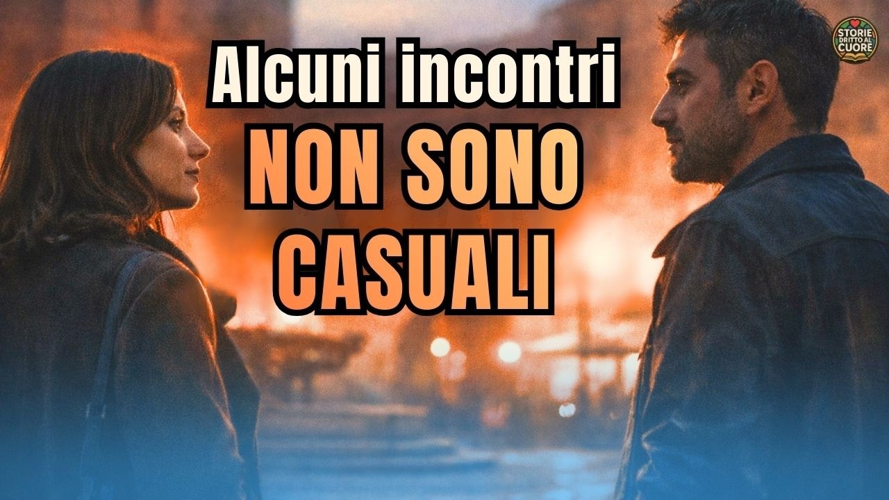 Si sono incontrati per caso. E qualcosa è cambiato