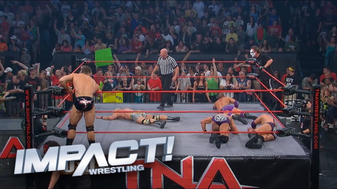 (HD) TNA iMPACT!: April 19, 2010 - 8 Man Interval Match - Team Hogan vs. Team Flair