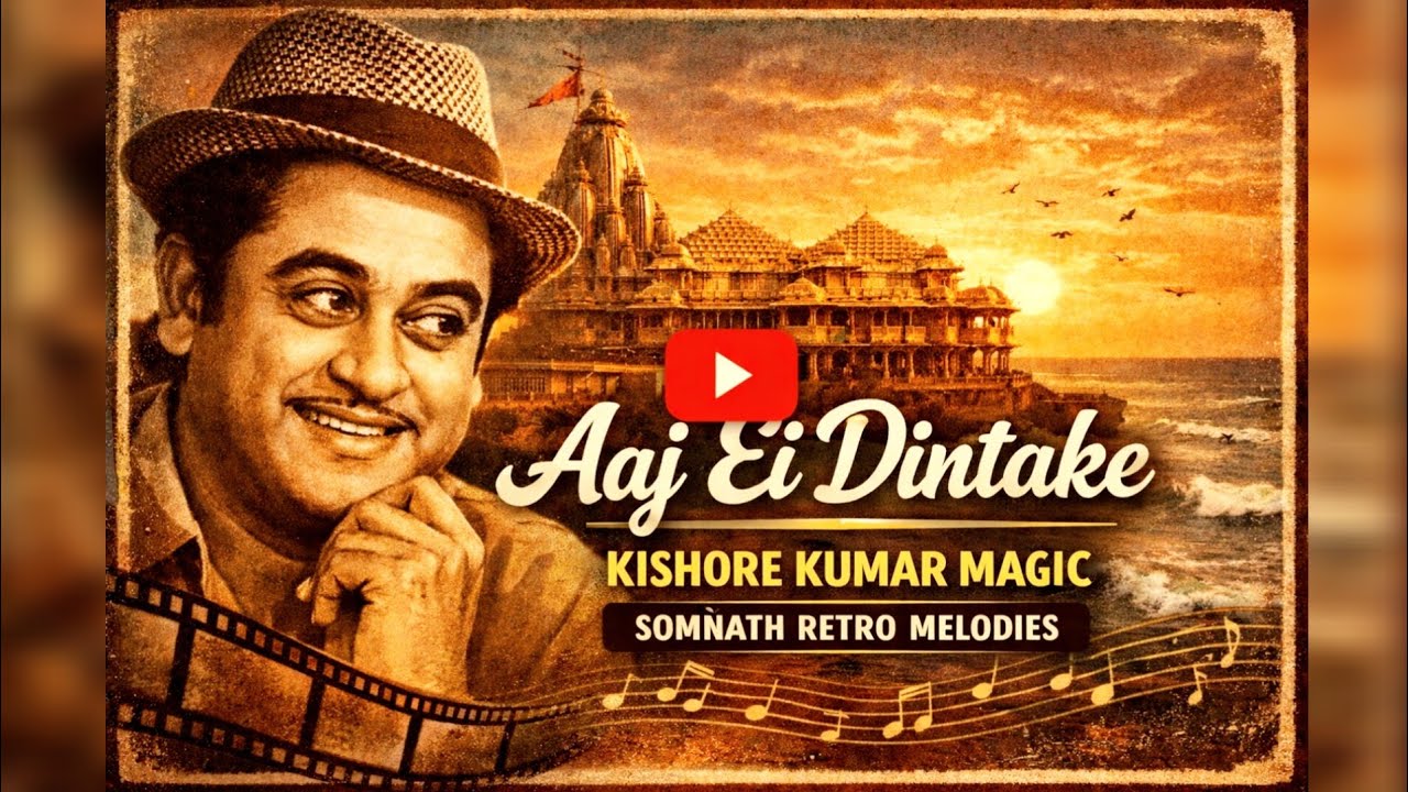 Aaj Ei Dintake ❤️ Kishore Kumar l Evergreen Bengali Song  l Cover by Somnath Chakraborty #viral 