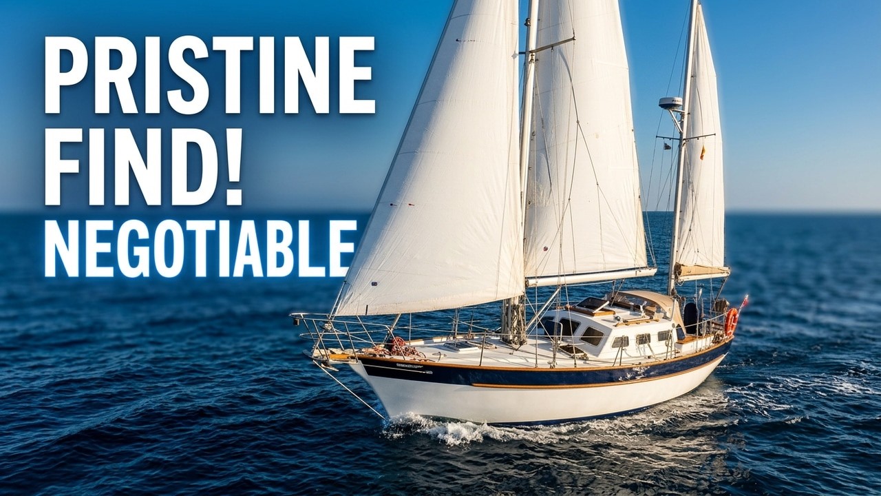 3 cabines, voiles neuves, Raymarine : le ketch parfait pour la croisière hauturière