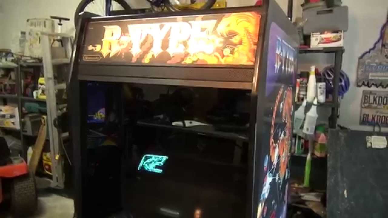 John gets an R-Type Arcade Game - Nintendo Irem 1987 - How to drill a coin door lock