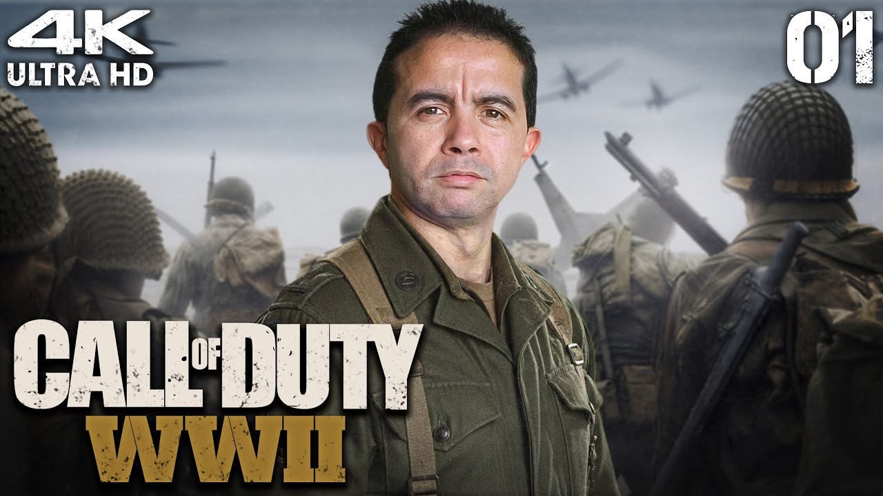 CALL OF DUTY WWII PC4K! 💣  CHEGADA NA NORMANDIA ,DIA D! / CAP 1