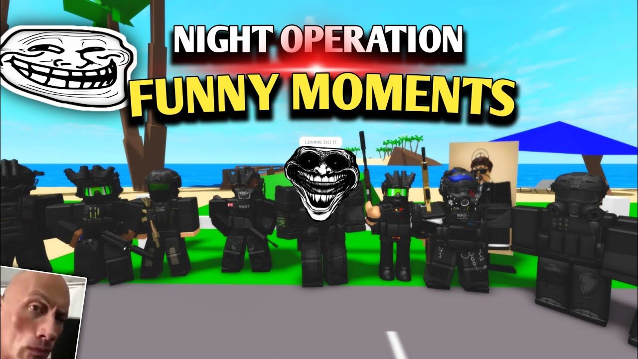 The Night Operation Mission | Roblox Brookhaven Funny Moments [Memes]