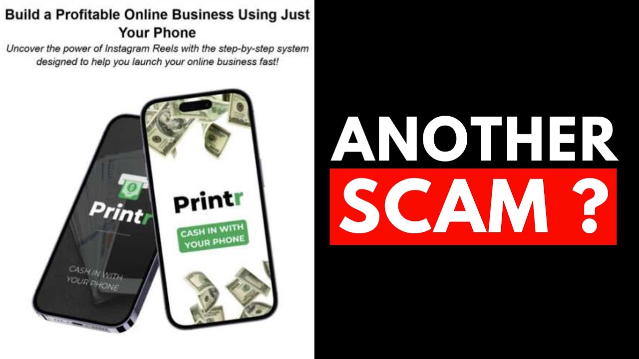 60 Second Phone Loophole Reviews Printr App Scam - What You Get for Your $67 Explained!