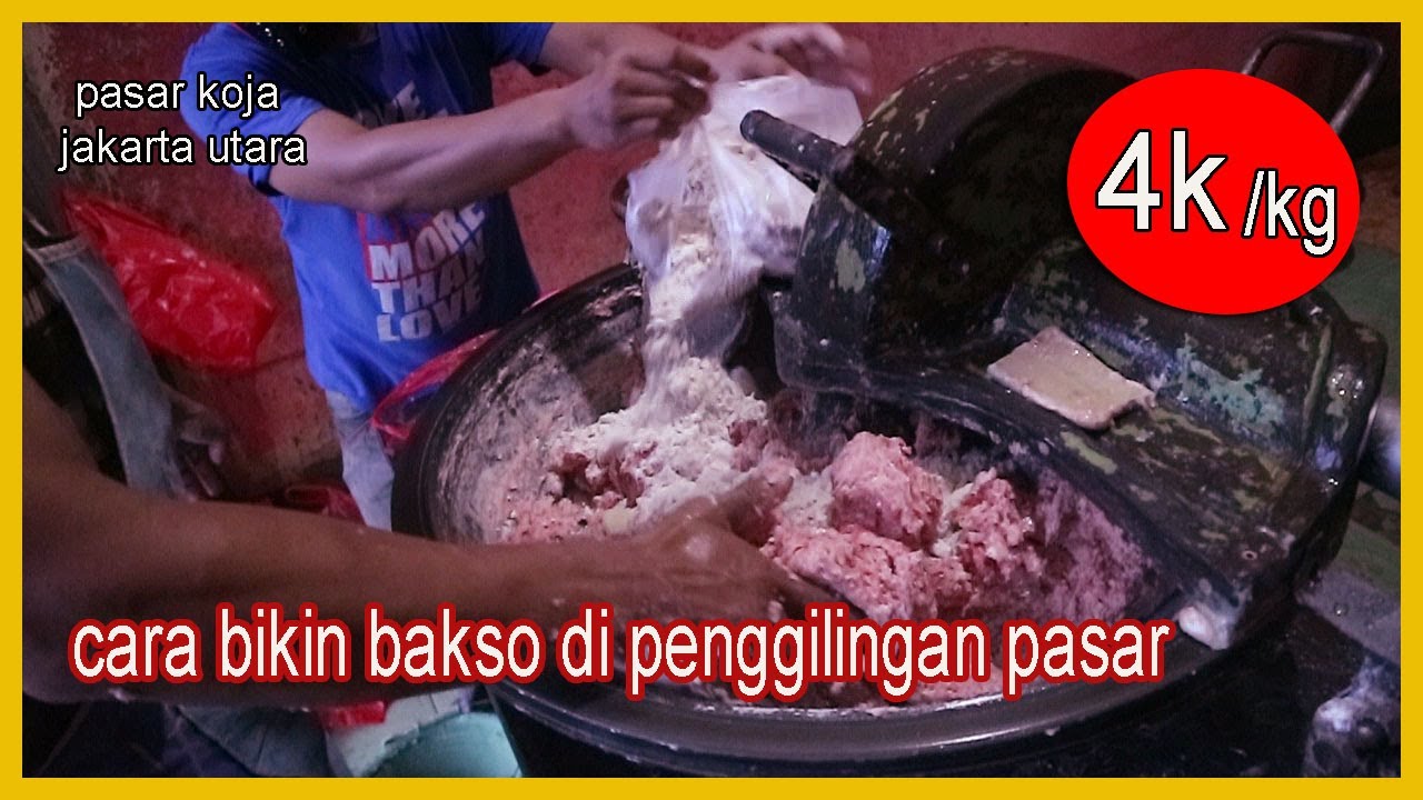 GILING DAGING BAKSO DI PASAR