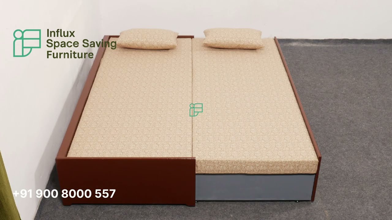 Divan cum double bed | space saving furniture in Bangalore