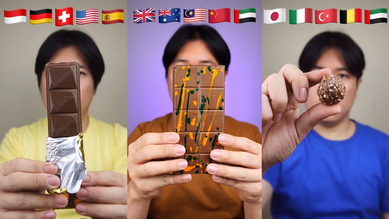 [KOMPILASI] MAKAN COKLAT DARI BERBAGAI NEGARA
