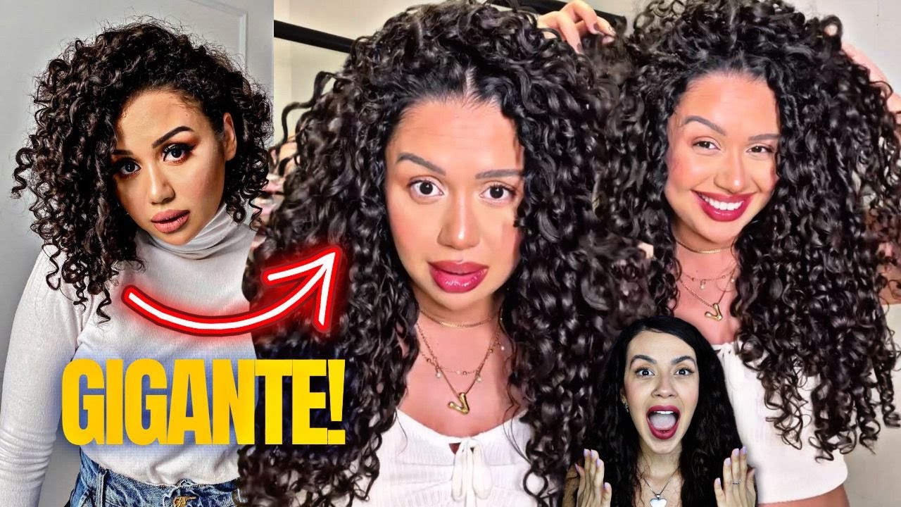 DO CURTINHO AO CABELÃO! EVOLUÇÃO DOS CACHOS DE VANDRESSA RIBEIRO!