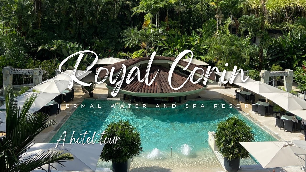 Must Visit Costa Rican Hotel w/ Hot Springs | Tour of The Royal Corin in La Fortuna 🇨🇷