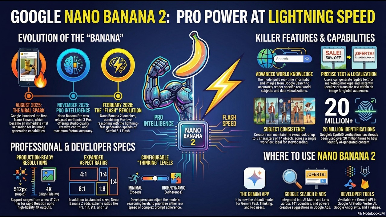 Google Launches Nano Banana 2 New AI Image Generator Update