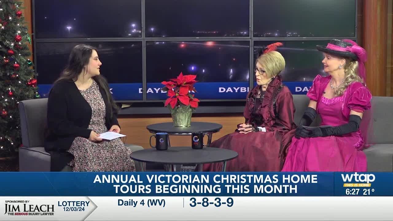 WTAP Daybreak Interview - Julia-Ann Square Historic District’s Victorian 2024 Christmas Home Tour