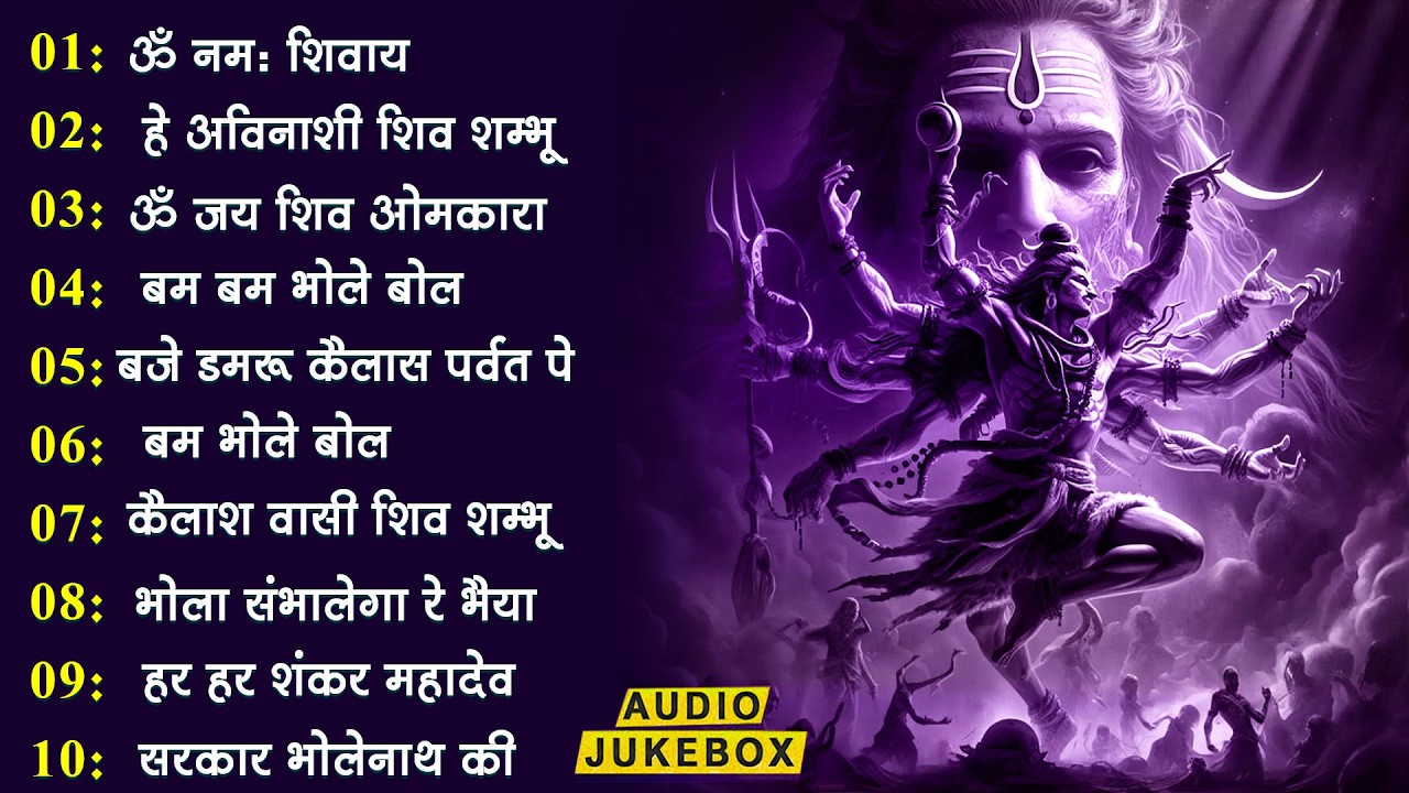 Non Stop Shiv Bhajan | Mahadev Songs | श्रावण मास के भजन | Bhakti Song | ॐ नम: शिवायः | शिव भजन