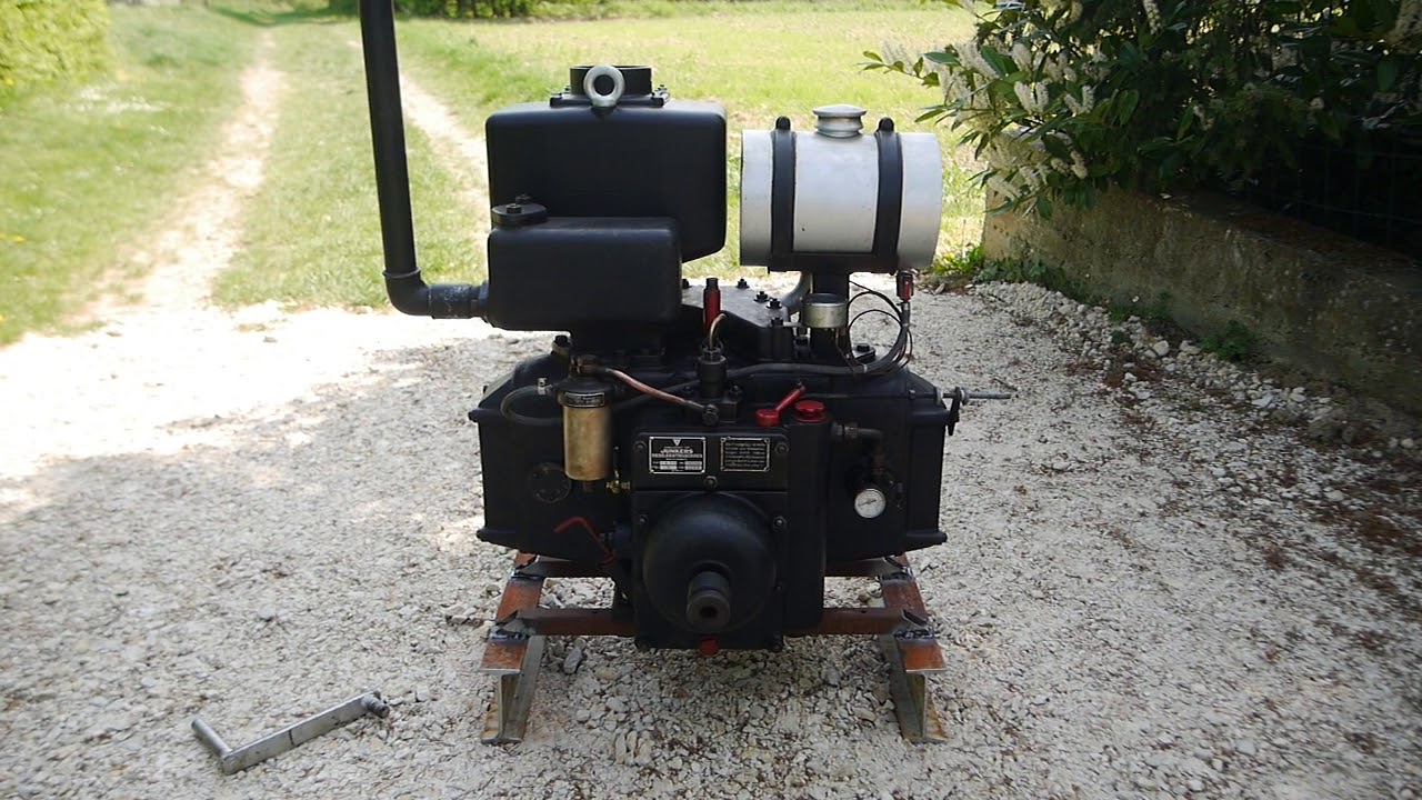 Junkers,LK50,Gegenkolbenmotor,Standmotor,Station&auml;rmotor,Dieselmotor,stationary engine