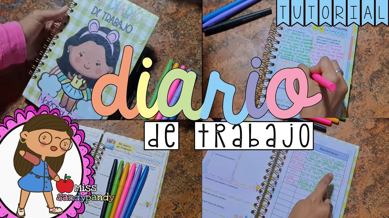 CÓMO ESCRIBO MI DIARIO DE TRABAJO ACTUALIZADO🍎 PREESCOLAR