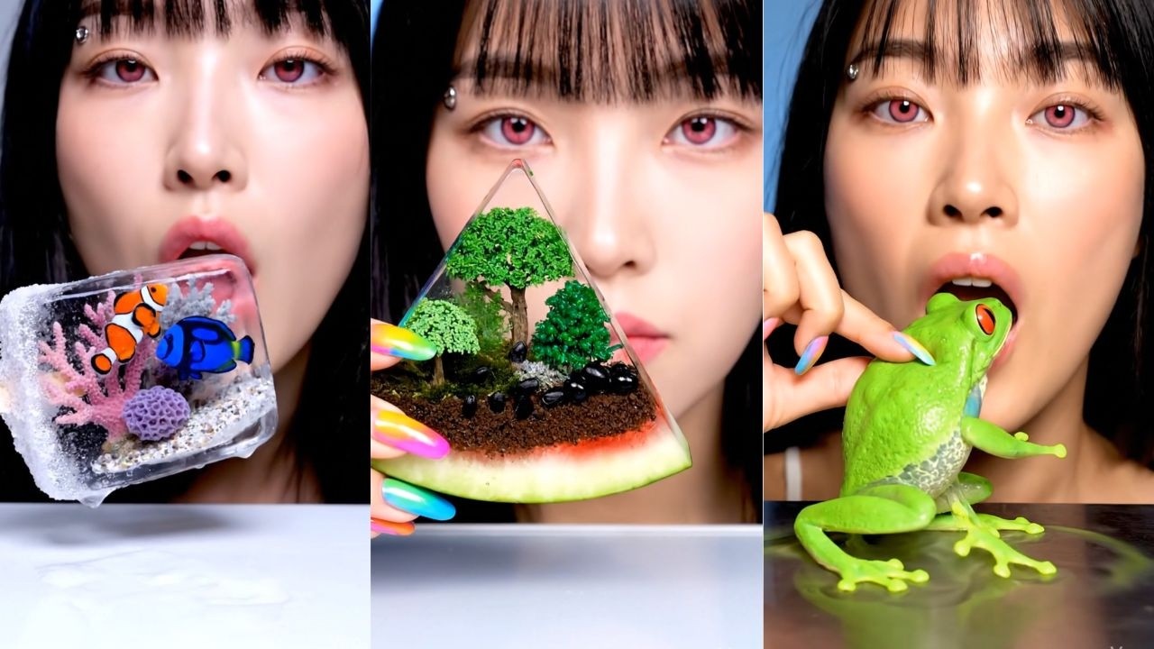 Weirdest Candy Illusions on the Internet #asmr #aivideo
