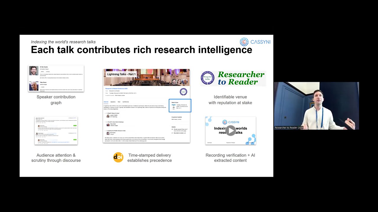 R2R 2026 - LT - Indexing the World’s Research Talks (Kaube)