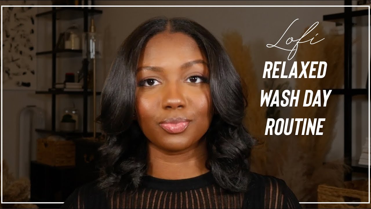 Relaxed Hair Wash Day Routine | Styling Loose Waves | Niara Alexis
