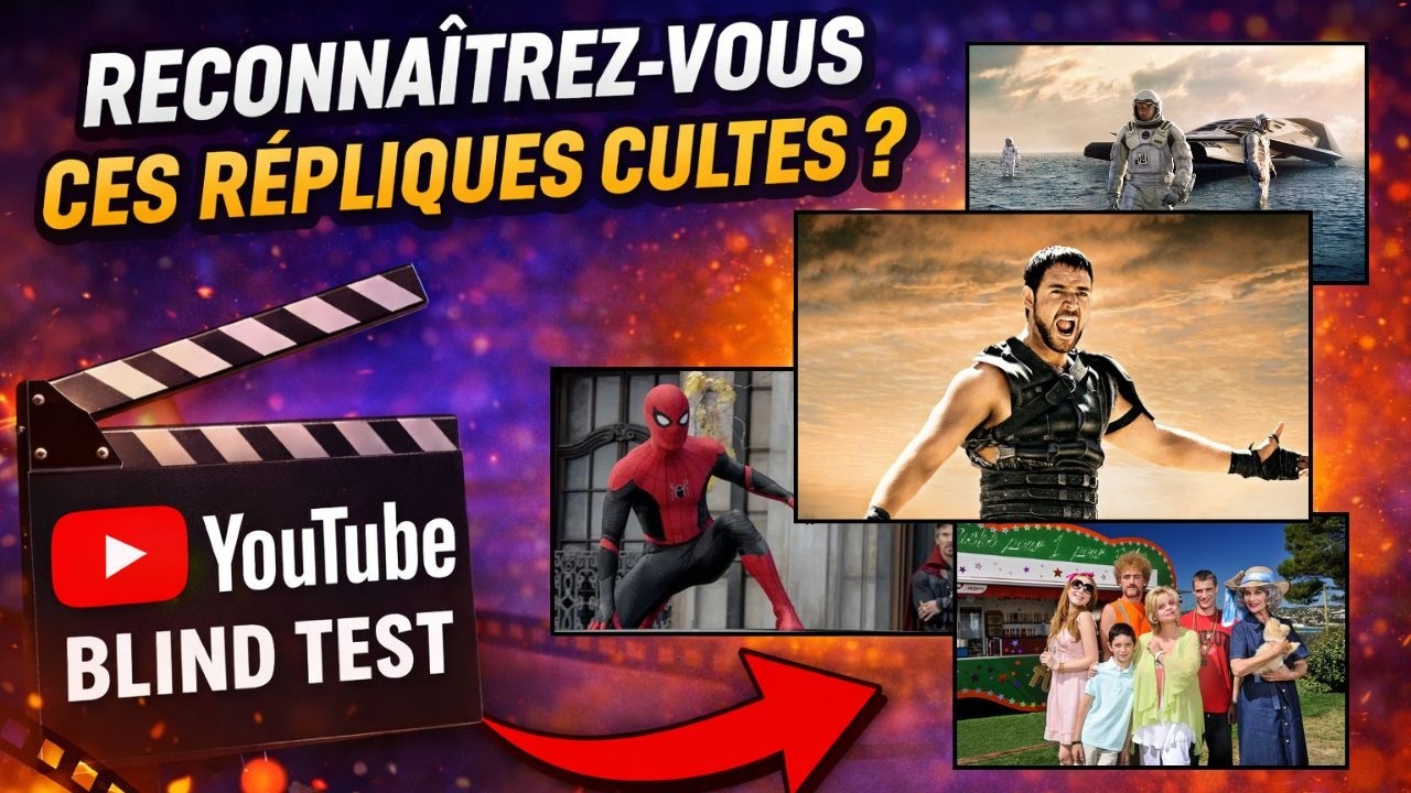 🎬 Blind Test Réplique de Film – Niveau Facile 🍿
