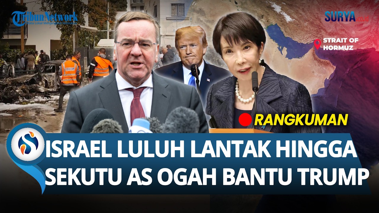 🔴RANGKUMAN IRAN VS AS: Israel Luluh Lantak oleh Bom Tandan, China-Jepang-Jerman Ogah Bantu Trump!