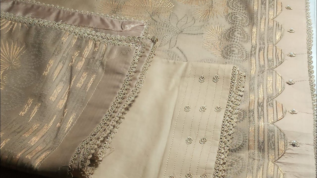 Chakor kndha ki cutting ghara or trouzr ki desion simpl or stilish
