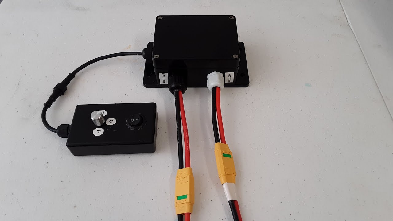 ESC Electronic Speed Controller Alternative to PWM Pulse Width Modulator for Trolling Motor