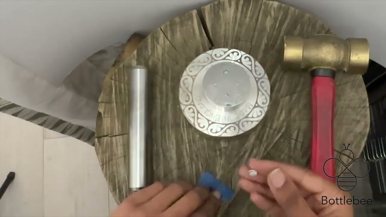 Using A Shot Plate With A Hammer and Punch