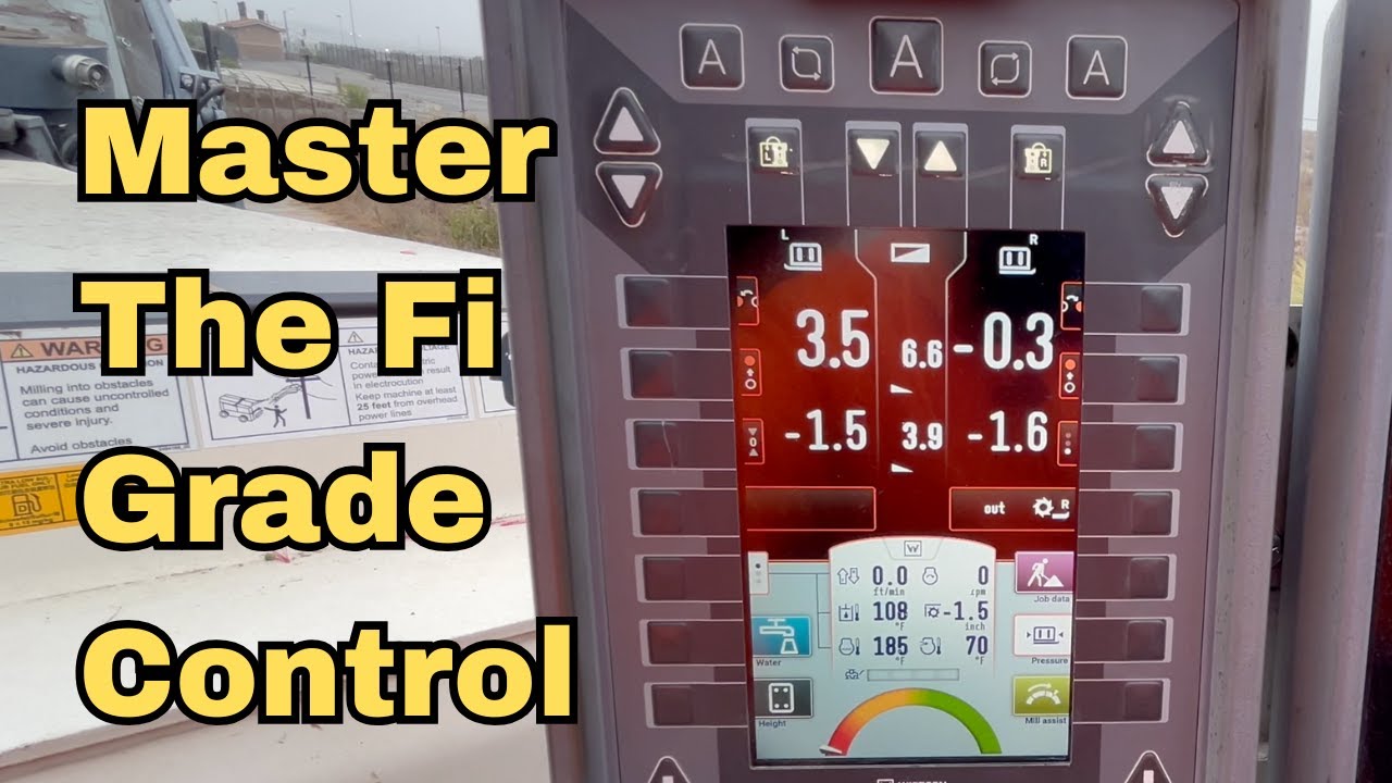 How to Master Depth Control on Wirtgen Fi Series Asphalt Milling Machine