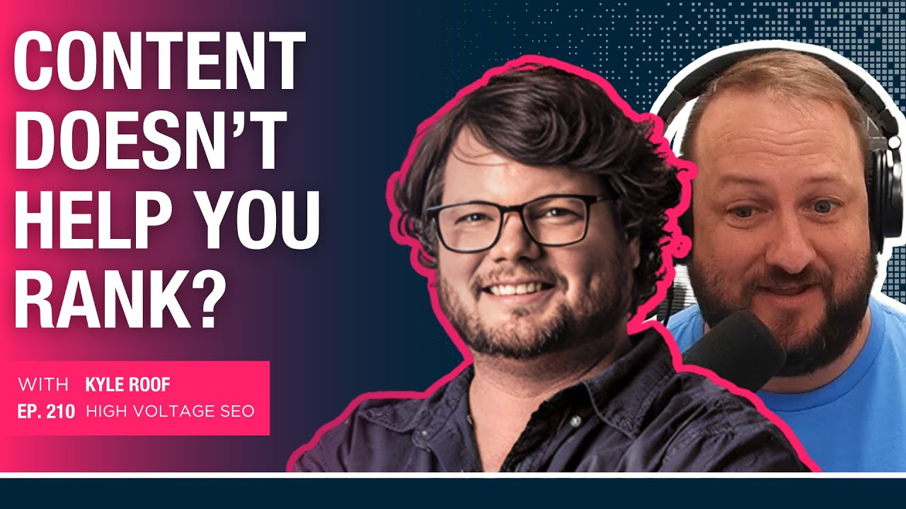 Content Does NOT Help With Your Rank!
