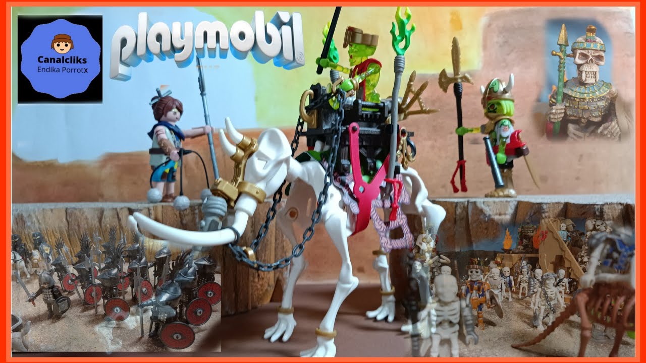 MAMUT DE MOR ' GHUL. Unboxing. Playmobil. NOVELMORE 71027. Y diorama