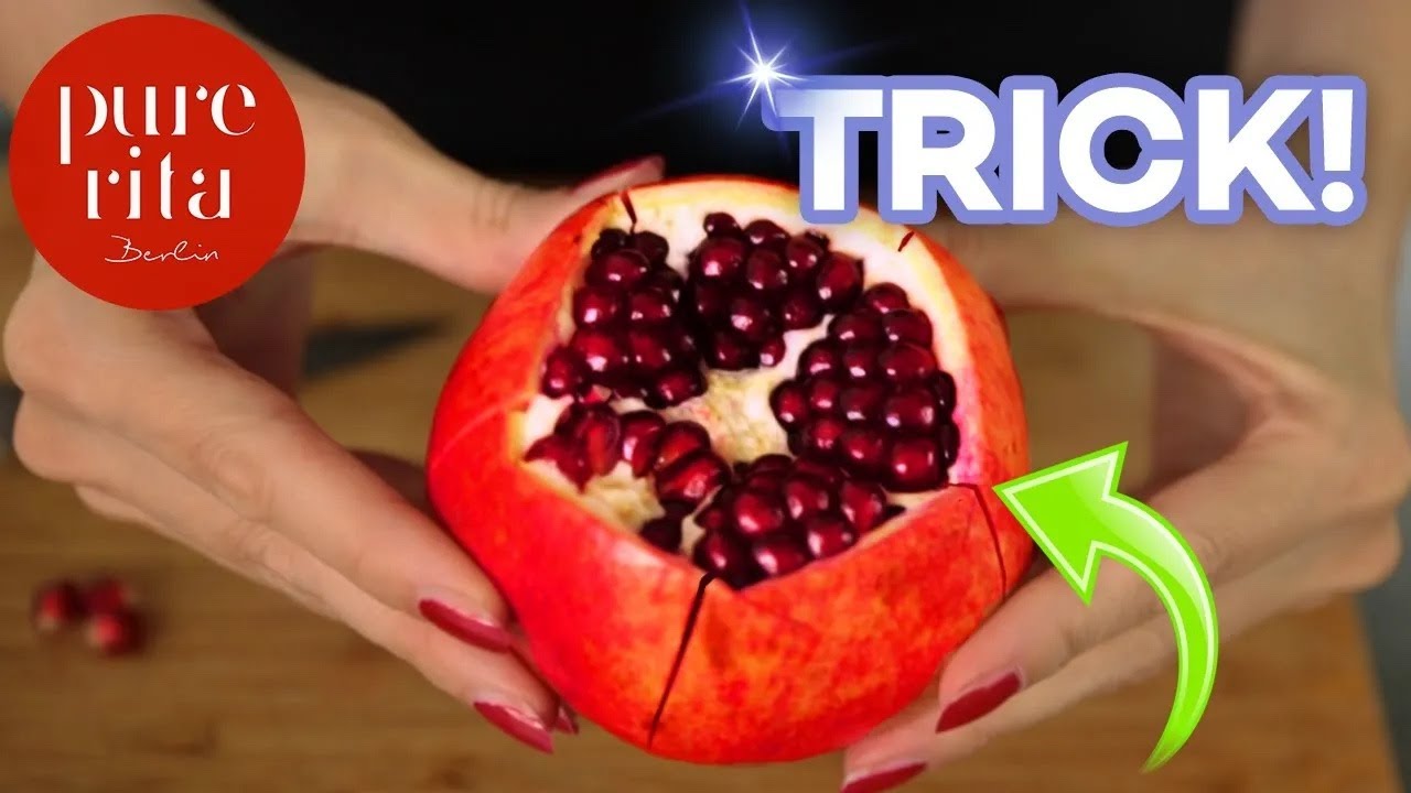 🍎Лучший способ разрезать гранат | Лайфхак без лишних хлопот