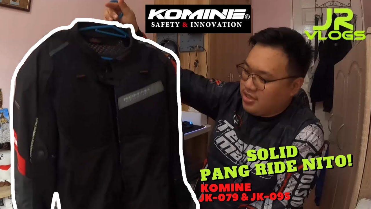 KOMINE RIDING JACKET |  JK-079 & JK-095 REVIEW | SOLID PANG RIDE!